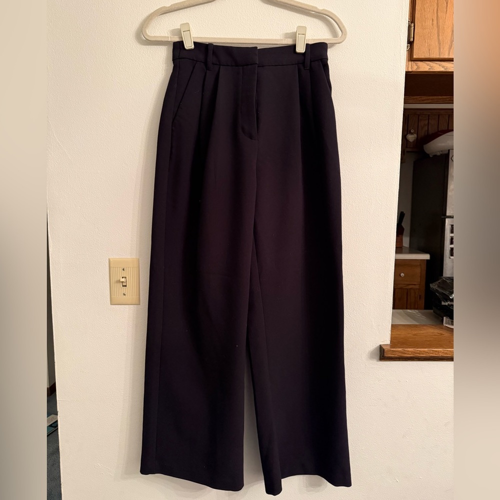 Abercrombie & Fitch Black Sloan Tailored Trousers